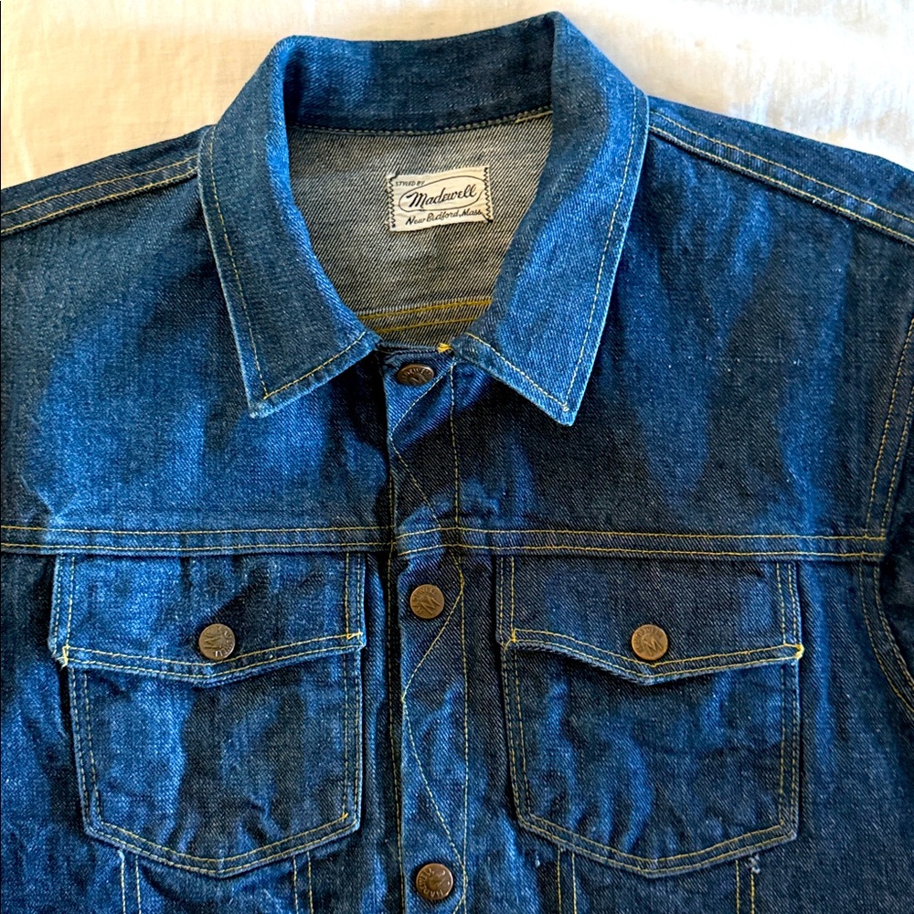 Vintage Madewell New Bedford ORIGINAL workwear denim jacket